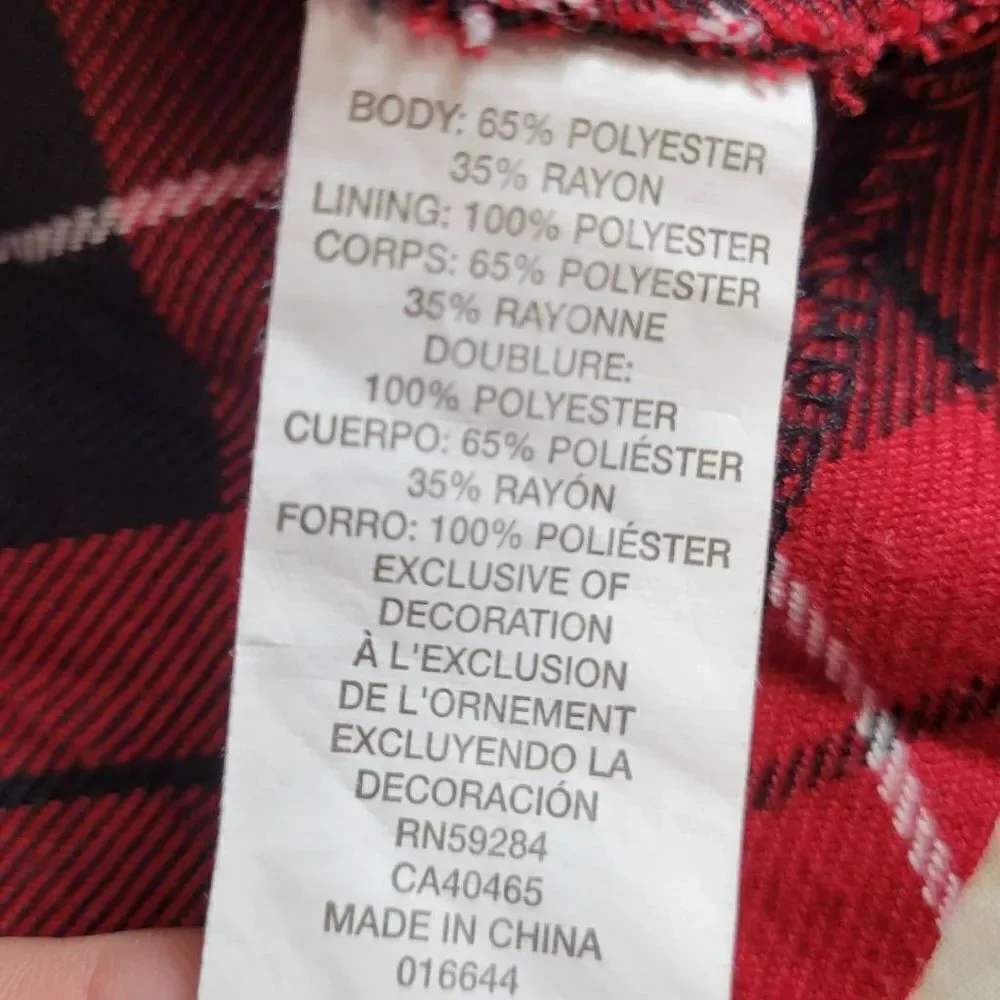 Children's Place plaid holiday dress 4T - Picture 5 of 5